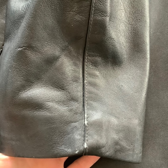 Vintage Danilo Italy Leather Trench Jacket - Picture 10 of 10